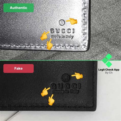 fake red gucci wallet|how to spot a gucci wallet.